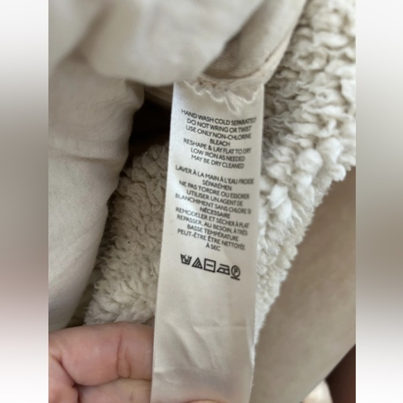 Free People In The Clouds Cardi Fleece Zip Up Hoodie Jacket Size XL - Picture 15 of 16